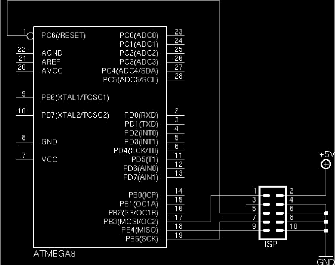 разьём ISP